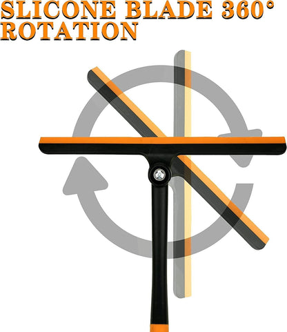 3 in 1 Plastic Easy Glass Spray Type Cleaning Brush